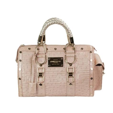 versace ostrich handbag|versace pink black and white.